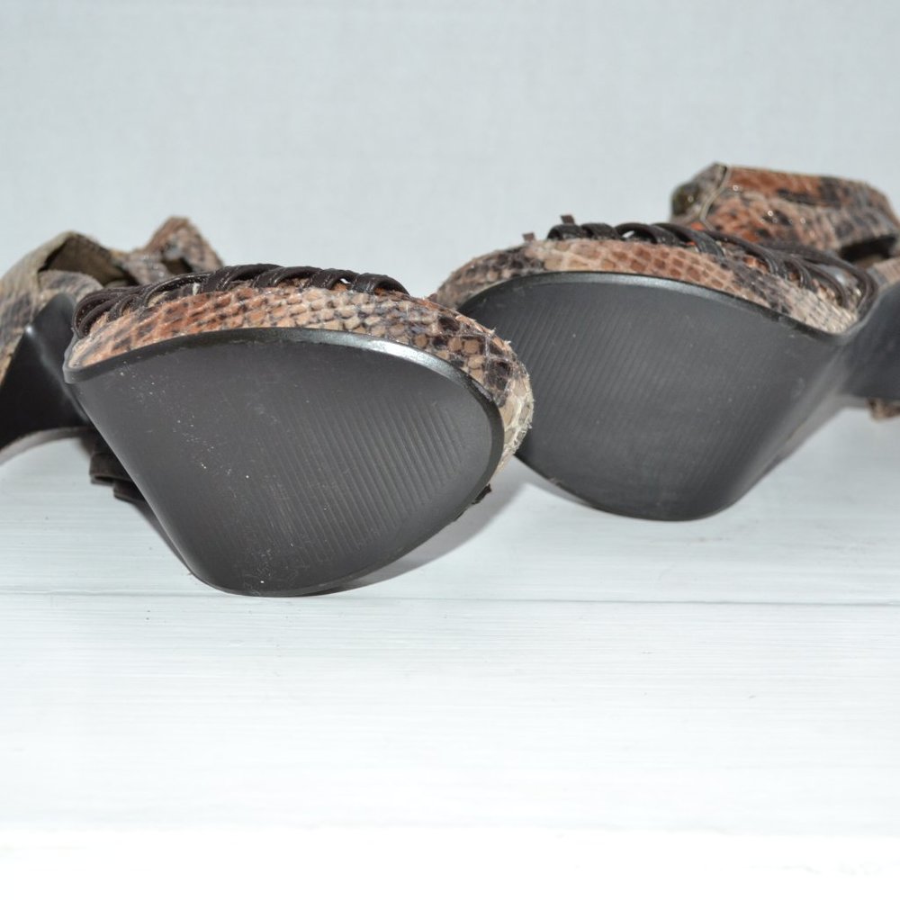 Chinese Laundry Snakeskin Stiletto Heels 6.5 - Picture 4 of 7